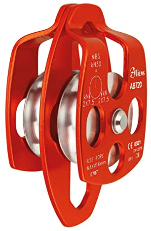 ALIENS Big Double Pulley Umlenkrolle 30 kN, Farbe:orange