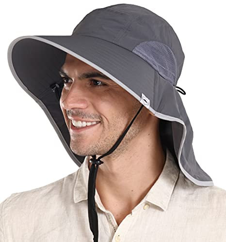 Tough Headwear Sonnenhut mit breiter Krempe, für Damen und Herren, wasserdicht, für Boonie-Hüte, Wandern, Landschaftsmütze, wasserdicht