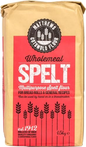 Matthews Cotswold Stoneground Wholegrain Spelt - 1.5kg (Single Bag)