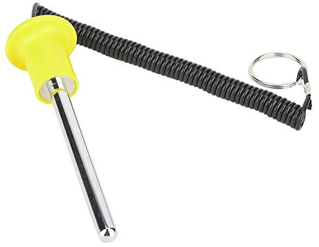 OKBY Weight Stack Pin - Magnetic Stack Training Pins Strength Machine Pin with Pull Rope Training Equipment Fitness Accessories(Yellow 10 * 105)