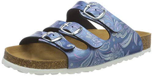 Lico BIOLINE LADY Damen Hausschuh, blau, 36 EU