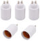 ShuoHui 5x GU10 to E26/E27 Lamp Socket Converter, Bulb Socket Adapter Light Lamp Socket Converter Lamp Holder