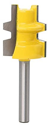 Carbide Milling Cutter Glue Router Bit Medium-Sized Reversible 1/4 Handle Woodworking Tool Woodworking Tool Tenon Knife