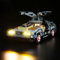 BrickBling LED-Leuchten für Lego 10300 Back to The Future Time Machine Building (kein Lego enthalten, nur Dekorationslicht), DIY Lights Kit für Delorean Back to The Future für 10300 - Classic Version