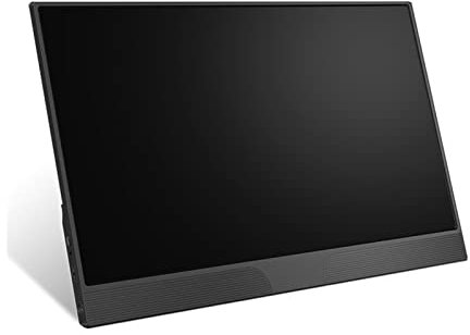 TOMYEUS Portable Monitor Portable Monitor 15.6'' FHD HDR Touchable Computer Display With Dual Type-C Mini HDMI USB-C IPS External Monitor For Laptop PC PS4 Xbox Phone Monitor (Color : Black)