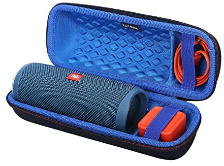 L LTGEM Case for JBL FLIP 6, FLIP 5 Speaker - Portable Travel Case (Case Only) - Blue