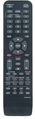 ALLIMITY AXD7305 Replaced Remote Control Fit for Pioneer DVD CD Tuner Subwoofer Speaker S-DV77ST XV-DV77 S-DV77SW XV-DV88 S-DV88SW S-DV88ST