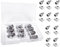 Motorcycle Battery Terminal Bolts and Nuts Kit – M6 x 12mm Hex Head Screws for ATV, Scooter, Motorbike, Quad – 10 Pack (Silver)