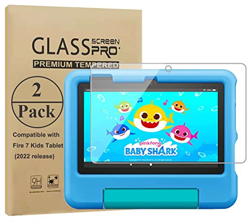 Ytuomzi 2 Pack Screen Protector for 7/7 Kids Tablet (2022), Ultra-Clear/Touch Sensitive/Bubble Free/Anti-Scratch Tempered Glass Screen Protector
