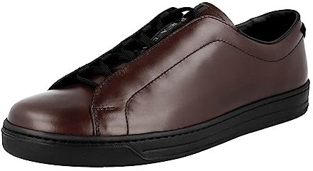 Prada Herren Braun Leder Sneaker 4E3286 43 EU/UK 9