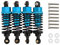 Yosoo Health Gear 4-teiliges RC-Stoßdämpfer-Set, Öl-RC-Dämpfer-Set, Verstellbares Stoßdämpfer-Dämpfer-Set aus Aluminiumlegierung für TT-01 TT-02 TA05 TL-01 TA03 MF-01X (Blau)