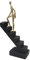 JISADER Kletterleiter-Statue, Treppen-Figur, Leiter-Skulptur, Denker-Figur für den Schreibtisch, Stil b