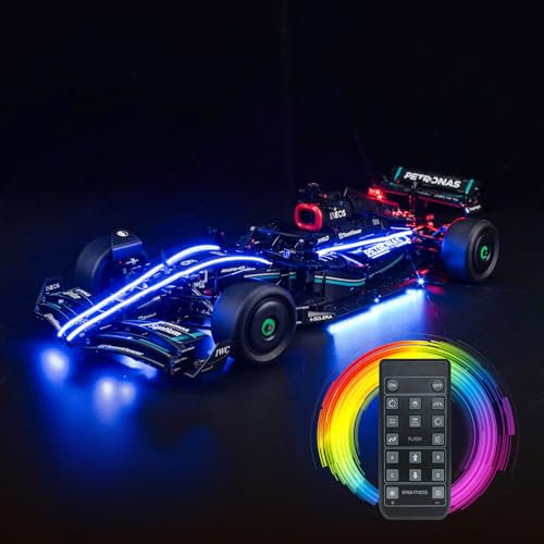 Remote Control Light Kit for Mercedes-AMG F1 W14 E Performance (No Lego), LED Light Set for Technic Pull-Back Car Creative Toys