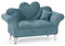 MULAIDI Niedliche Schmuckschatulle für Sofa, Reisen, Schmuck-Organizer-Box für Frauen und Mädchen, kleine Schmuckschatulle für Frauen