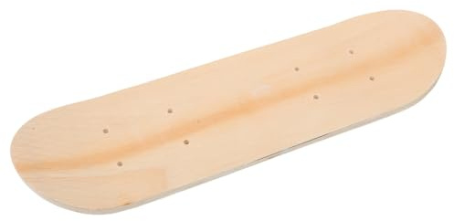 Toyvian Blank Skateboard Deck Unfinished Skateboard Deck for Kids Painting Diy Graffiti Board Pre-Drilled Holes Replacement for Parts 16.93 X 4.92 X 0.39 in