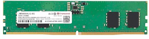 Transcend JetRam 8GB DDR5 RAM 5600 MHz U-DIMM CL46, Desktop-Speichermodul | PC5-44800, 288-polig, ungepuffert, nicht ECC, 1,1 V, PC-Computer-Upgrade
