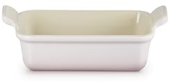 Le Creuset Heritage Shell Rechteckige Servierplatte, 19 cm, Rosa