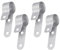Inscrip Exhaust Pipe P Clip, 4Pcs Air Diesel Heater Exhaust Pipe P Clip Clamp, 24mm-28mm Galvanized Metal Clamps for Webasto/for Eberspacher Heaters Car Truck Van Camper