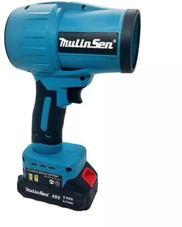 SOFFIATORE A BATTERIA PER FOGLIE,PULIZIA,NEVE, TURBO VENTOLA DOPPIA BATTERIA 48VFBATTERIE