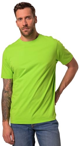 JP 1880 Herren L-8XL bis 8XL, T-Shirt, JP1880-Motiv auf der Brust, Basic-Shirt, Rundhalsausschnitt, Reine Baumwolle, hellgrün 4XL 702558429-4XL