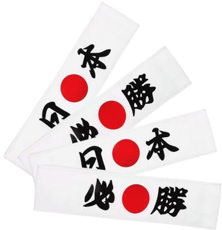 Happyyami 8stücke Japanisches Stirnband Mit Ninja-aufdruck Für Karate Kochen Und Verschiedene Aktivitäten Atmungsaktiv Und Schweißabsorbierend Einstellbare Passform Für Junge Mädchen Und Erw