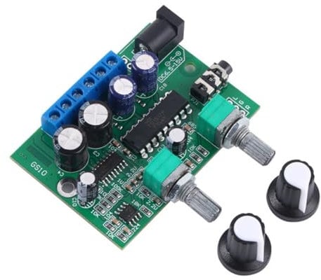 GIWFBQTR 2.1 Channel Class D HiFi Power Amplifier Board 25W+6W+6W Sound Amp Volume Control for Speaker Subwoofer Home Theater