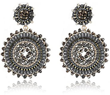 GRE benötigt Perlenohrringe für Frauen, Saatperlen, Sommer, Strand, BO-ho-Statement-Dang-handgemachte Ohrringe-Schmuck