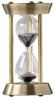 Sanduhr,Sanduhr 15 Minuten,Sanduhr Deko,Sanduhren,Metall Sanduhr Ornament,Kochen Lernen Sanduhr Timer,Wohnzimmer Weinschrank,Arbeitszimmer,BüRo Desktop Home Dekoration