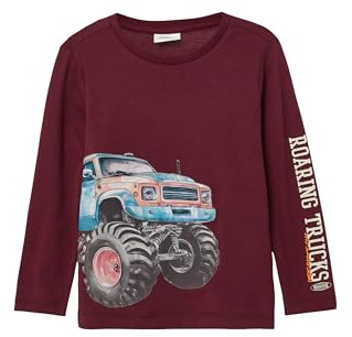s.Oliver Junior Jungen T-Shirt – Langarm, Fotoprint, Regular Fit