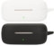 Akanry 2 pezzi compatibile per HUAWEI FreeArc Custodia per cuffie,[Supporta la ricarica wireless] [Custodia protettiva antiurto] Custodia protettiva in silicone protettiva per cuffie (black white)