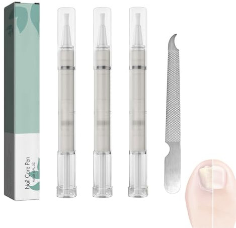 Nail Care Pen, Mullend Nail Care Pen, Growth Serum & Treatment, Cuticle Oil, Foot Care Nail Repair (3 Pcs)