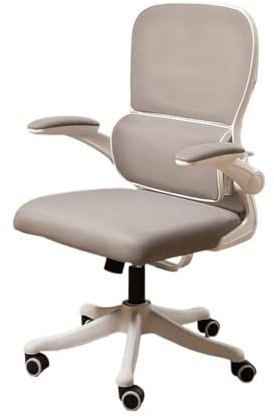 Hhaoran-9868 Computer Gaming Chair Ergonomic Chair Comfortable Home Gaming Chair with Lumbar Support and Headrest Study Chair High Back Office Chair(Gris)