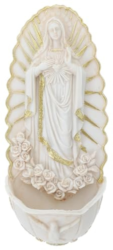 TOGEVAL da Parete in Resina Bianca Decorazione Casa Sacra | Oggetti Decorativi per Casa, Santiera da Casa Angioletti, Decorazion Muro, Atmosfera Serena
