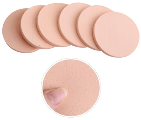 SKISUNO 24pcs round Makeup Sponges Facial Sponge Set Thick Foundation Puff for Wet and Dry Use Suitable for Cream and Liquid Makeup Application