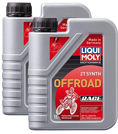 2x LIQUI MOLY 3063 Motorbike 2T Semisynth Offroad Race Motoröl 1L