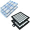 Staubbeutel24 Set 2 HEPA Filter + 2 Motorfilter geeignet Für Bosch BSG81466 / BSG 81466, BSG8. Serie, Series