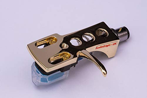 Espejo Dorado revestimiento Carcasa, soporte con at pastilla, aguja para TECHNICS SL D1, SL d1 K, SL D2, SL D202, SL D205, SL c850-d2 K, SL D3, SL D303, SL D33, SL d3 K, SL D5