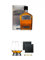 Jack Daniels Gentleman Jack 0,7 Liter + The Glencairn Glass Whisky Glas Stölzle 2 Stück + Schiefer Glasuntersetzer eckig ca. 9,5 cm Ø 2 Stück