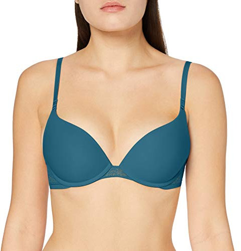 Sloggi Damen Push-Up BH Zero Lace WHUM, Grün (Mystic Sea 6723), Gr. 70