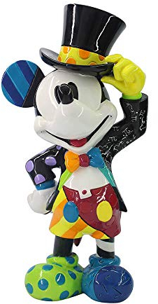 Disney Tradition Topolino con il Cappello Figurina, Resina, Multicolore, 8in X 3in
