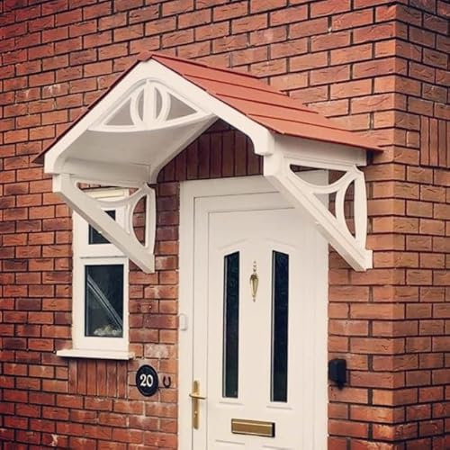 UK CANOPIES Rockingham Door Canopy, Porch Canopy, Rain Shelter For Door - Easy-To-Install, No Maintenance, Depth74.5xW149xH97cm