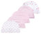 Kiddiezoom Mütze für Babys, Jungen, Mädchen, weiche Baumwolle 5er-Pack Pinke Hüte, M