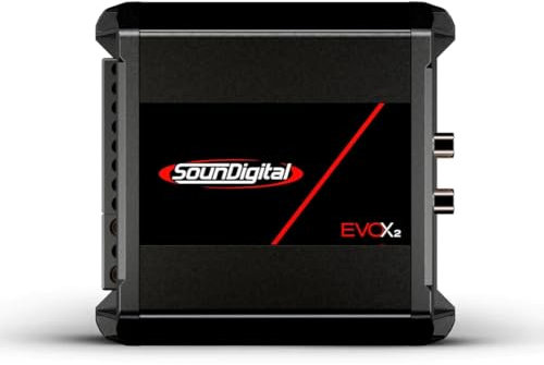 Amplifier SounDigital SD 400.4 EVOX 4 Channel 400 Watt rms EXTREMELY reduced size Class D Full Range