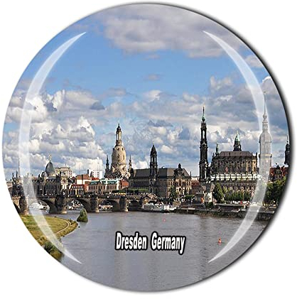 Dresden Deutschland Kühlschrankmagnet 3D Kristall Touristen Souvenir Geschenkkollektion Kühlschrank Magnet Aufkleber