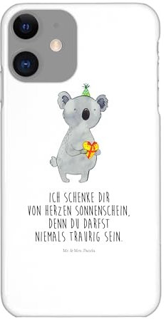 Mr. & Mrs. Panda Handyhülle Koala Geschenk, Kunststoff, Weiß