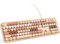 KNOWSQT Wired Computer Keyboard - Milk Tea Colorful Retro Full Size Round Keycaps Plug and Play Typewriter Keyboards for Windows, Laptop, PC, Desktop, Mac