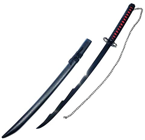 Katana of Ichigo Zangetsu v2 Metall Anime Manga Schwert Cosplay