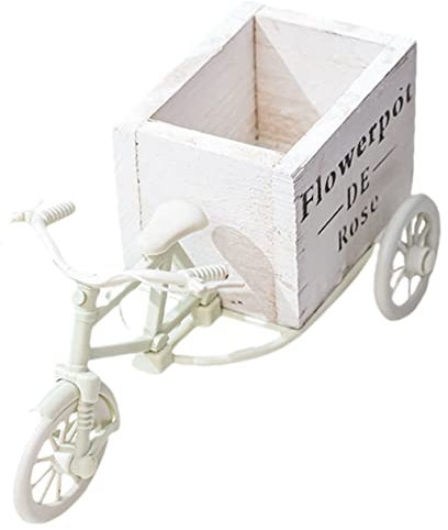 Veemoon Support à Fleurs Forme De Vélo Porte-Plantes Décoratif pour Maison Et Bureau Pot De Fleurs Original