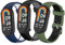 BDIG 3 Pezzi Cinturino Compatibile con Xiaomi Mi Band 10/Mi Band 9/Xiaomi Mi Band 8, Cinturino Sportivi in ​​Silicone Morbido Bicolor per Xiaomi Mi Band 10/9/8.
