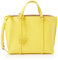 Pinko Damen Carrie Shopper Classic Bottalata Leder Tasche, H85q_gelb Sole-antik alt